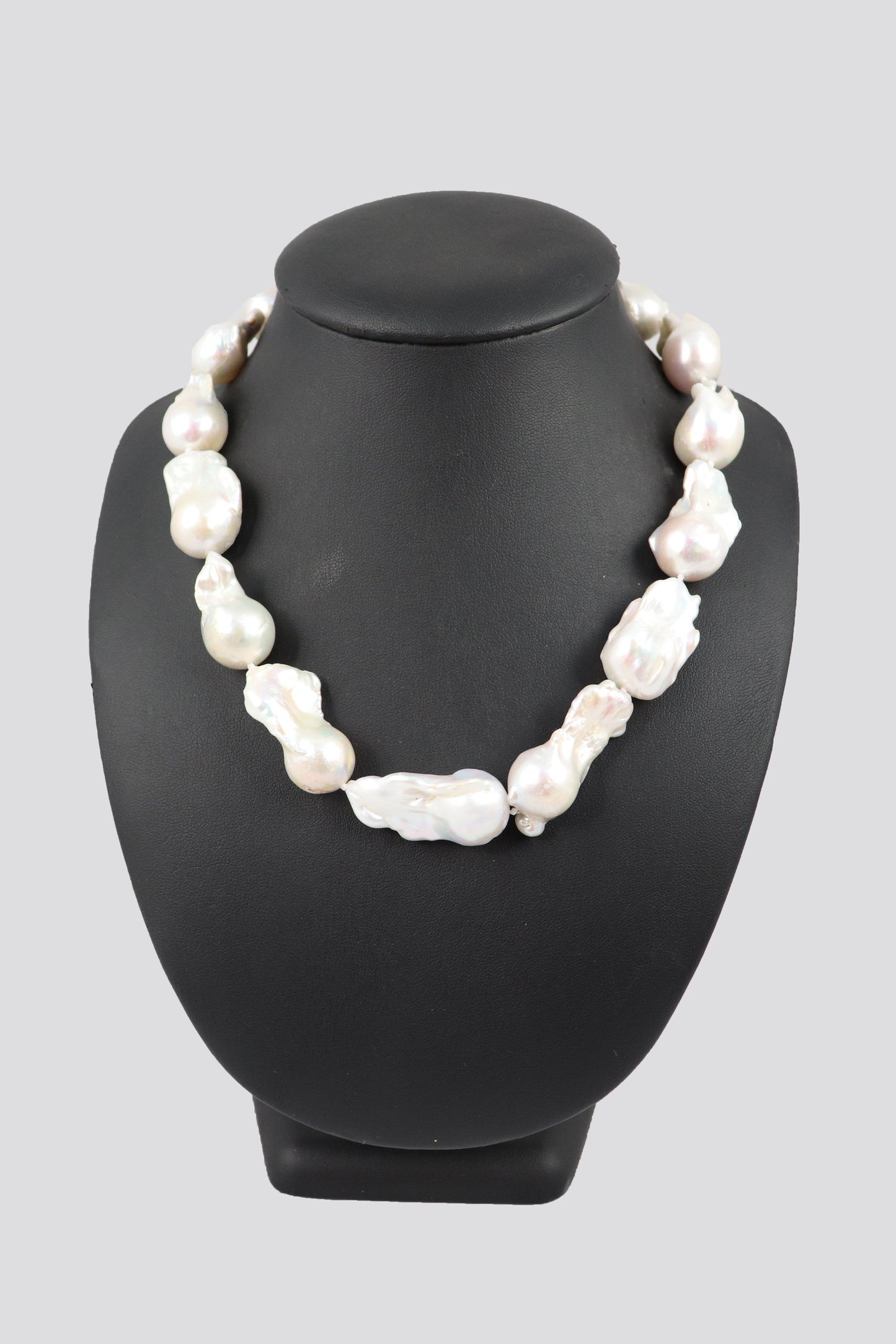 Hitchley & Harrow Cream Baroque P57 Pearl Necklace