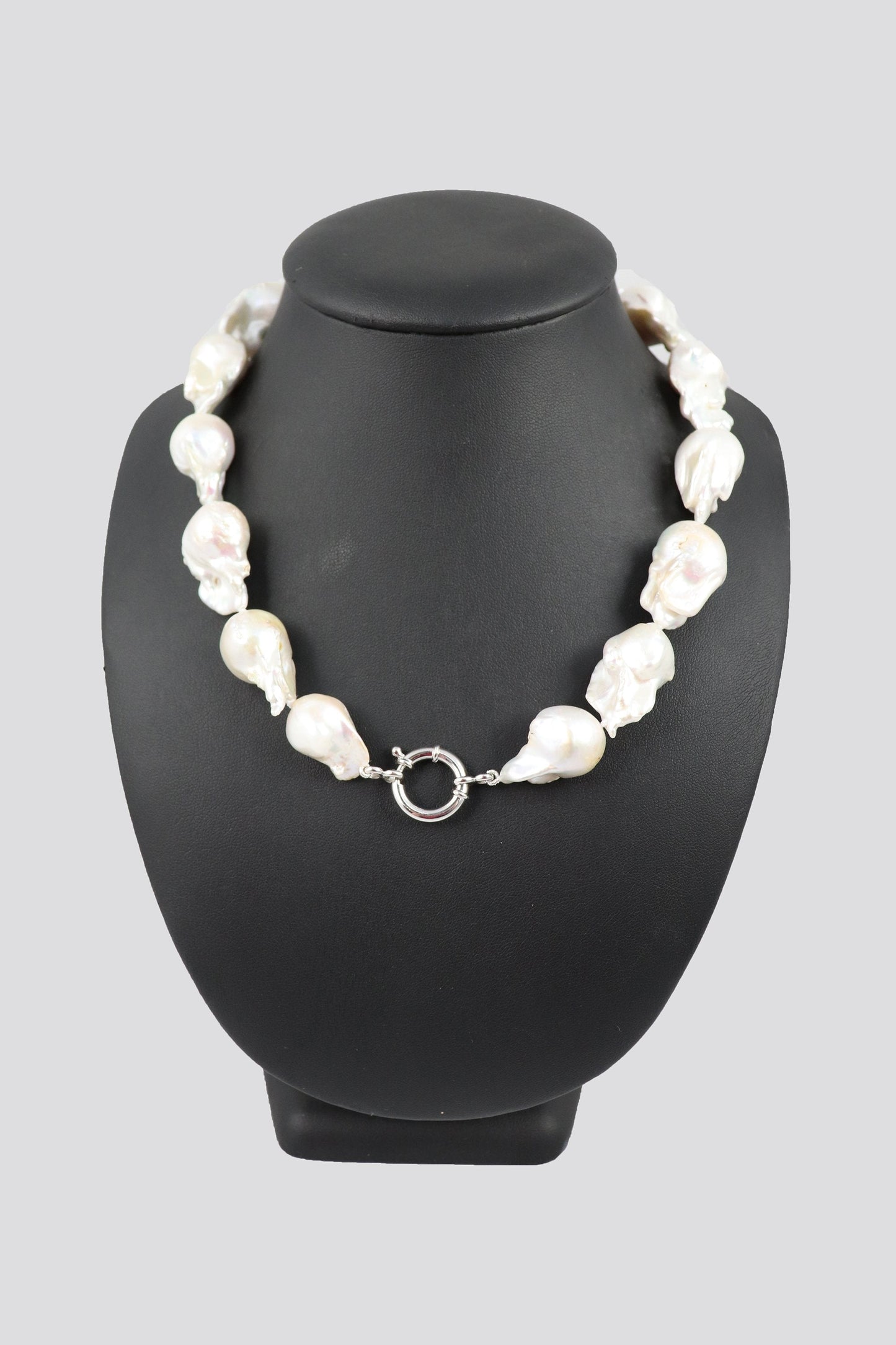 Hitchley & Harrow Cream Baroque P57 Pearl Necklace