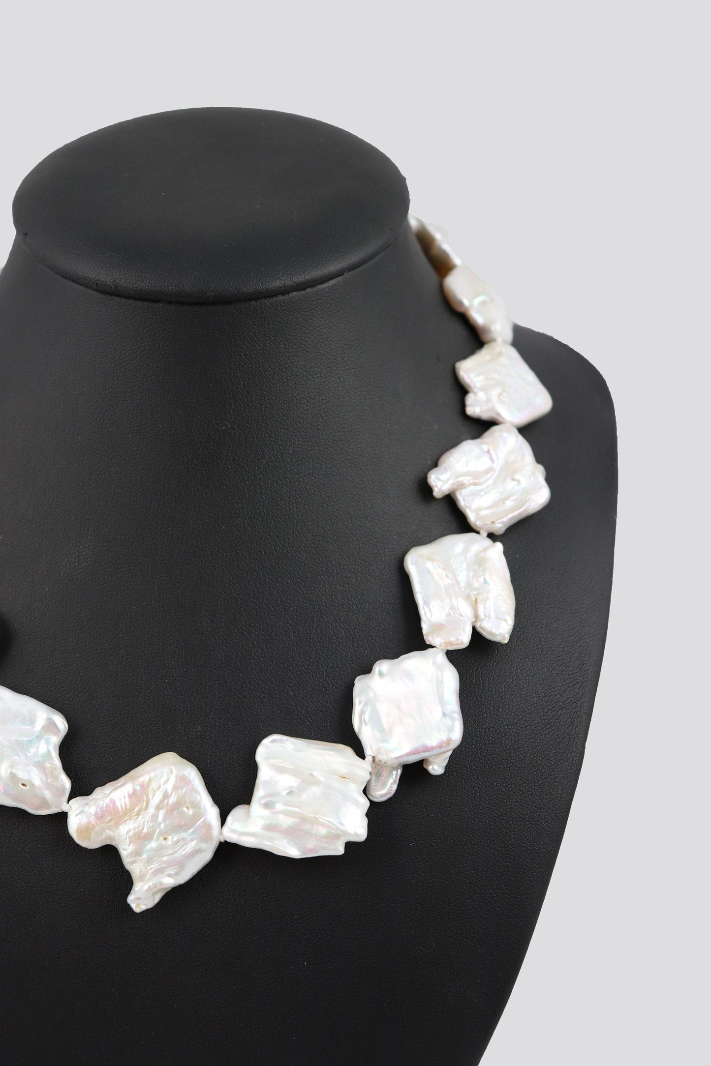 Hitchley & Harrow Square Baroque P69 Pearl Necklace