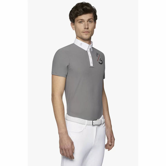 Cavalleria Toscana Men's CT Team Comp Polo S/S