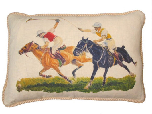 Polo Match Cushion Cover