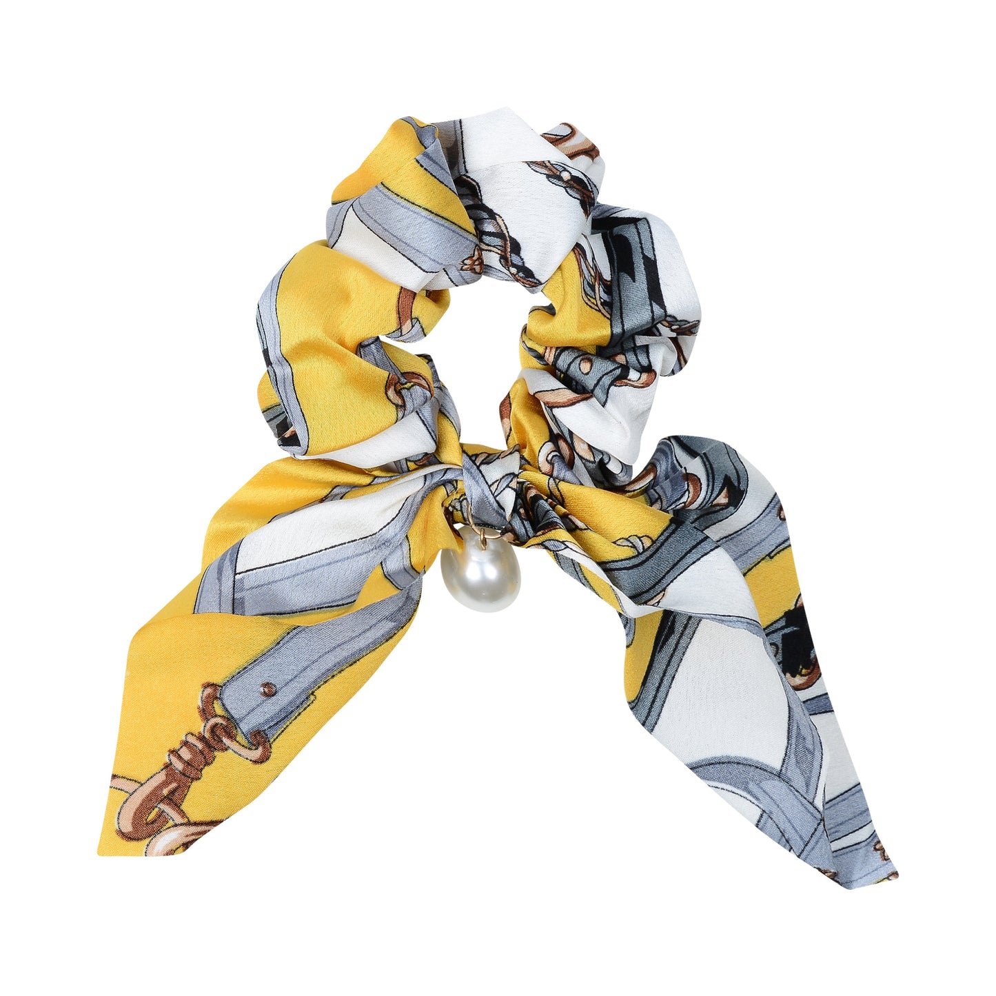 Equestrian Scrunchie | Yellow