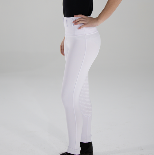 Snow White Horse Riding Tights For Competition