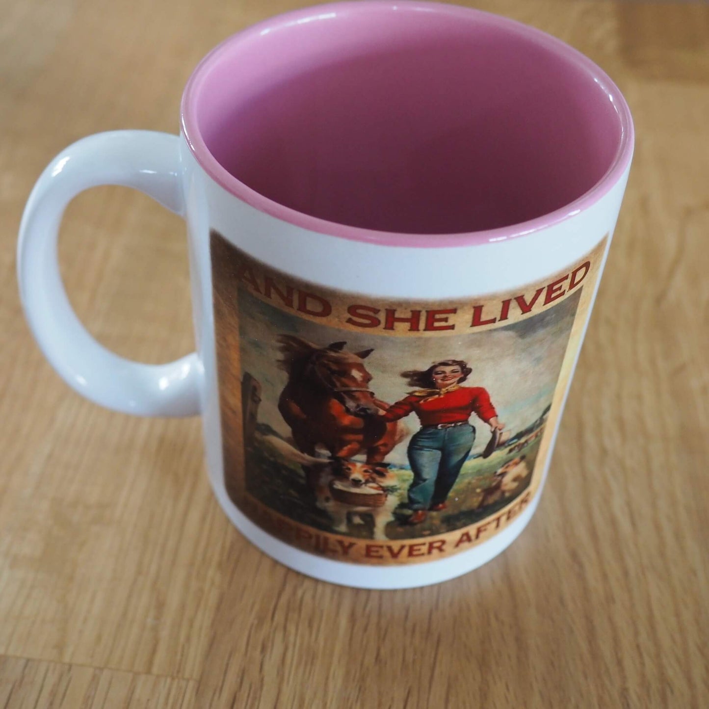 She lived happily ever after mug