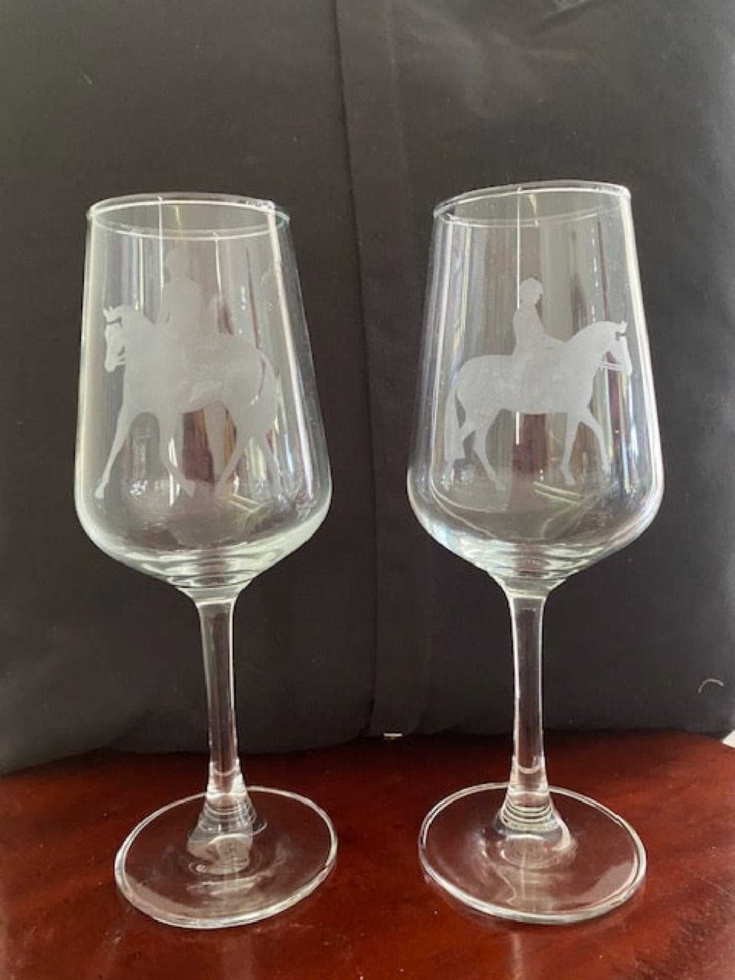 Show Horse Series Wine Glasses