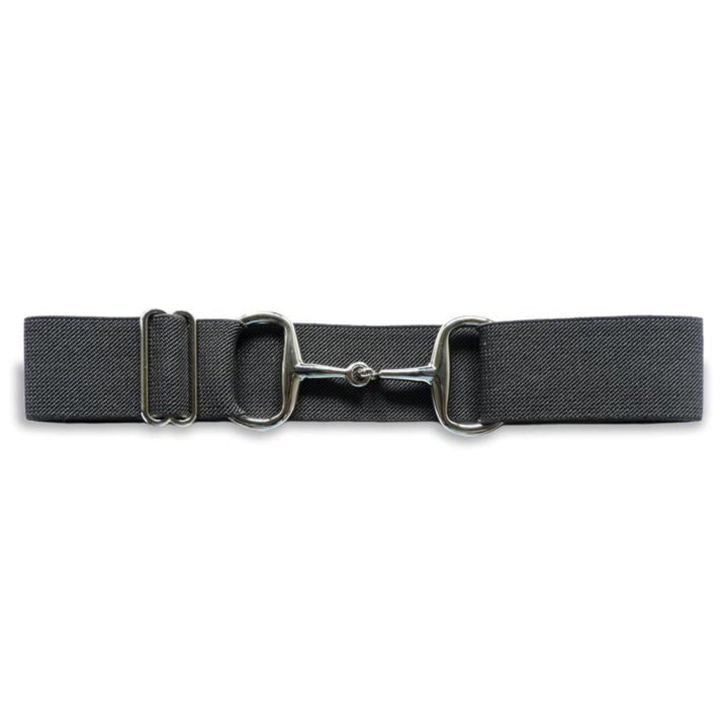 Snaffle Bit Elastic Belt 1.5 Gold Snaffle