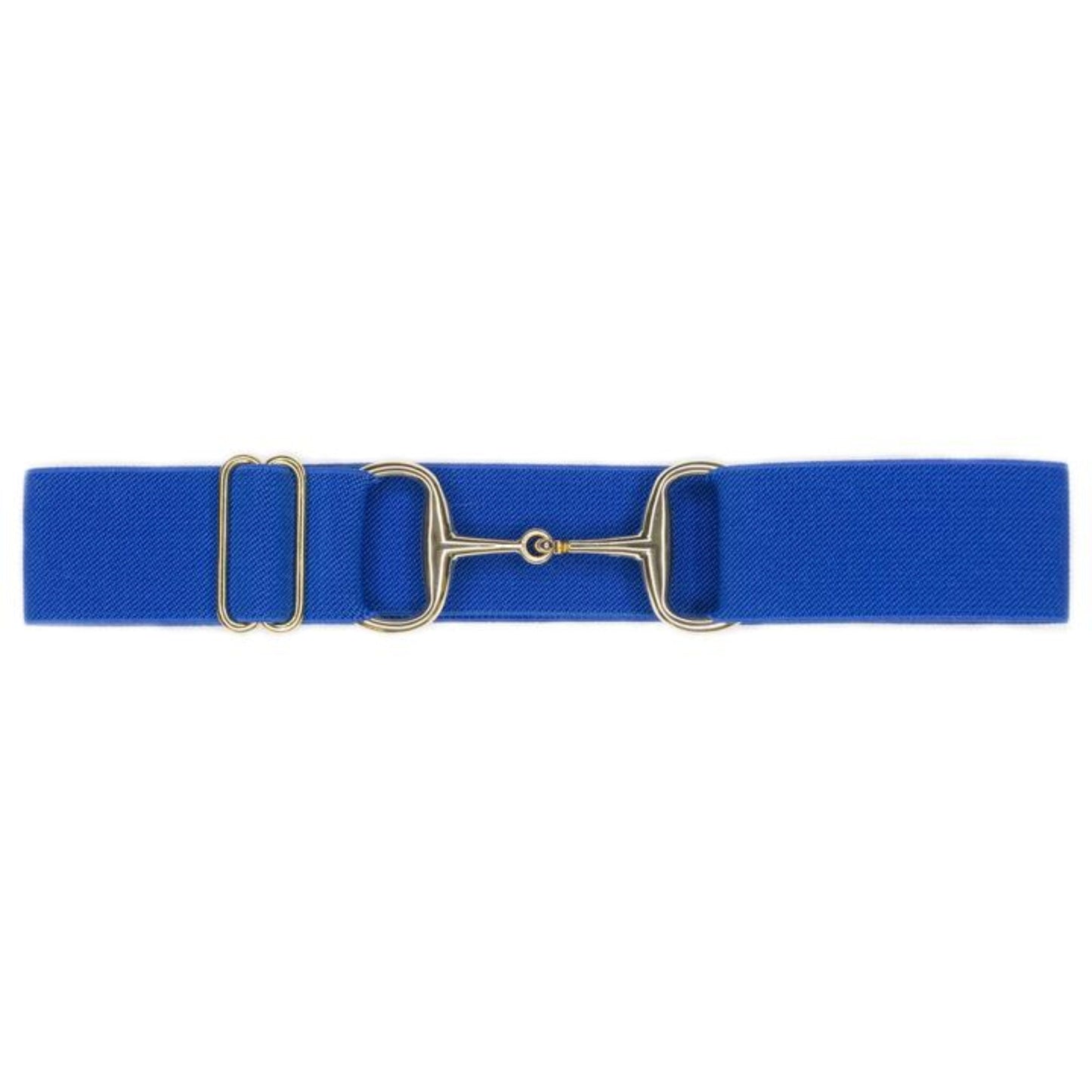 Snaffle Bit Elastic Belt 1.5 Gold Snaffle