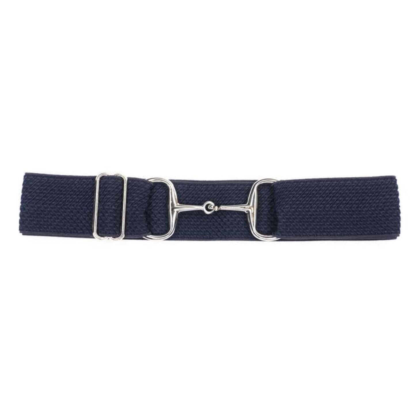 Snaffle Bit Elastic Belt 1.5 Gold Snaffle