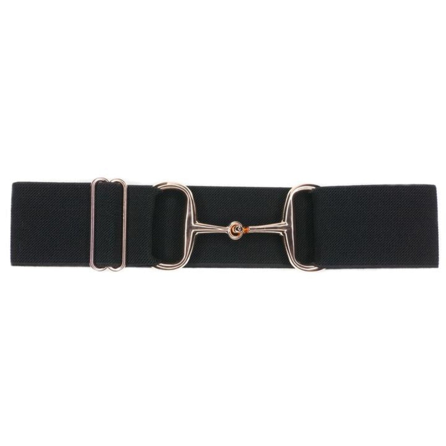 Snaffle Bit Elastic Belt Rose Gold