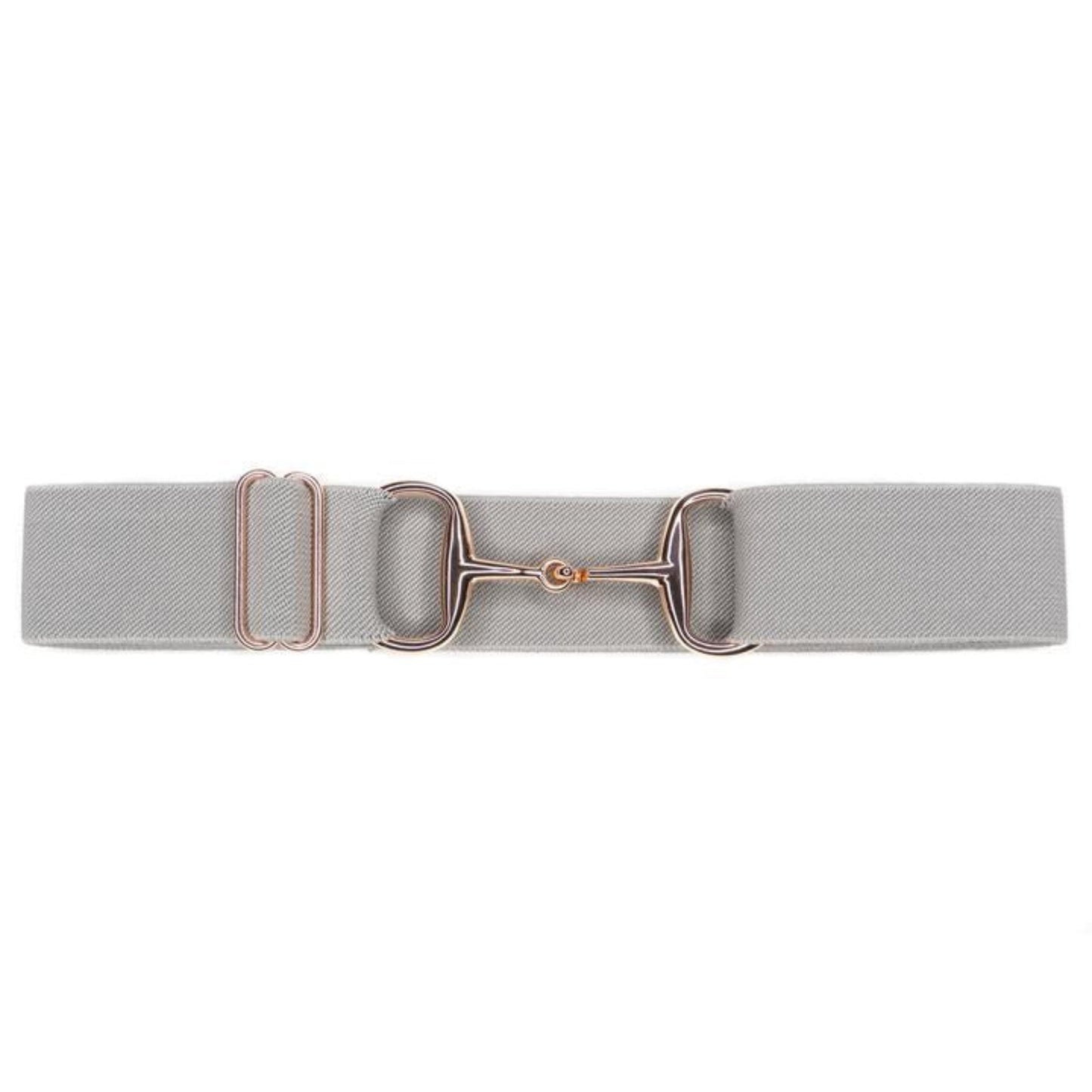 Snaffle Bit Elastic Belt Rose Gold