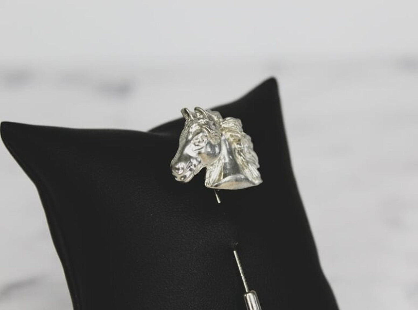 Stallion Head Lapel Pin