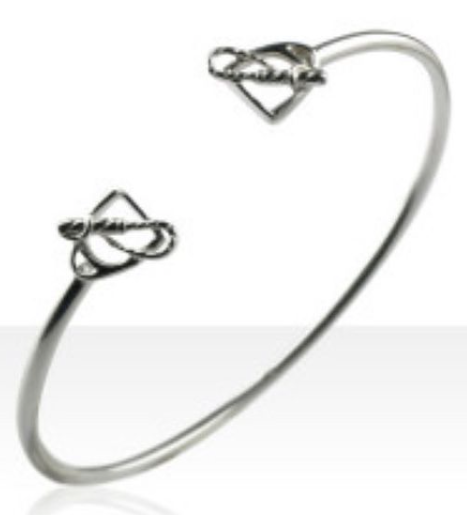 Sterling Silver Stirrup & Whip Cuff