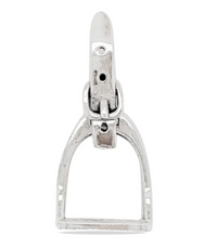 Stirling Silver Stirrup Pendant - Large