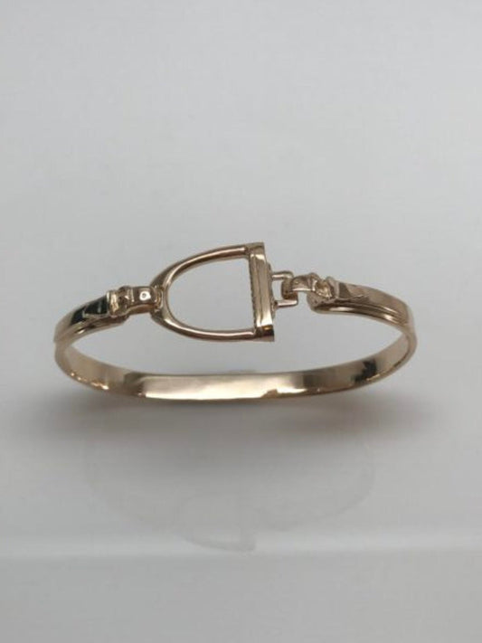 Stirrup Bangle 14k