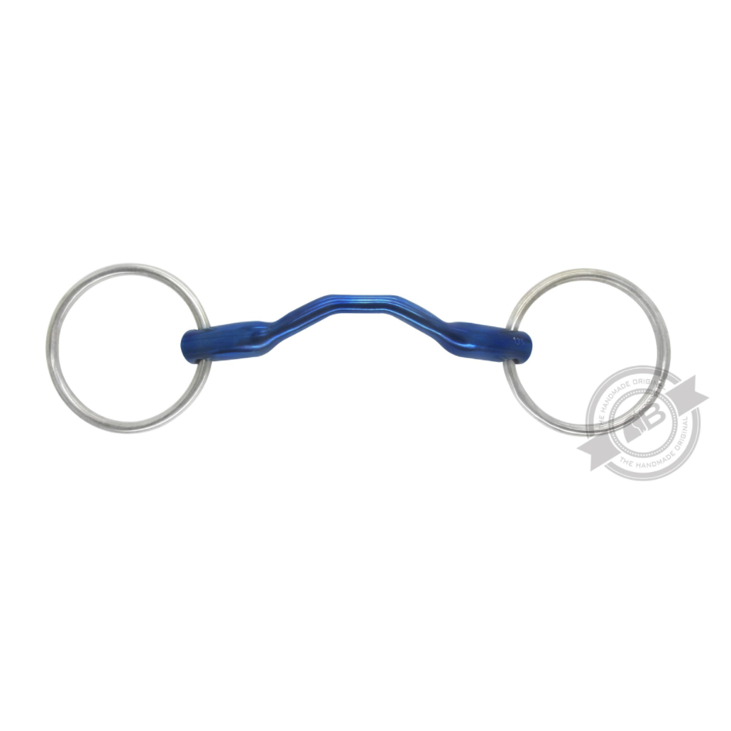 Bombers Bits - Titanium Happy Tongue Loose Ring - The Optimal Horse Bit