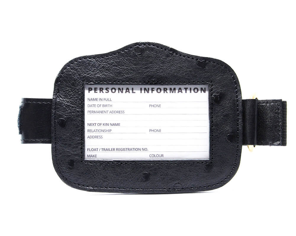 Magnetic Ostrich Leather Medical Armband