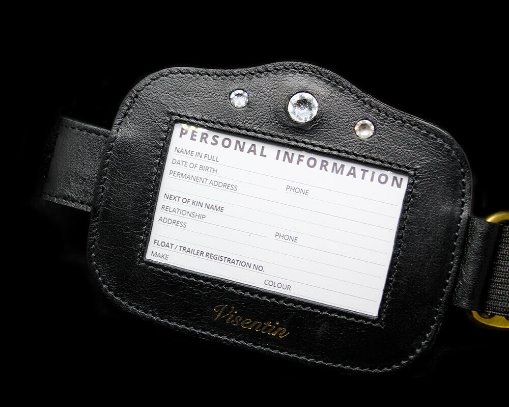 Magnetic Ostrich Leather Medical Armband