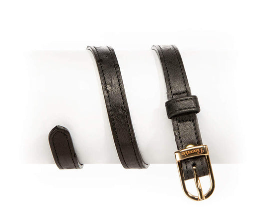 Ostrich Leather Spur Straps