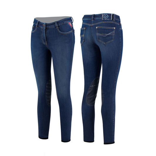 Animo NOGLIO Demin Breeches-Dapple EQ-The Equestrian