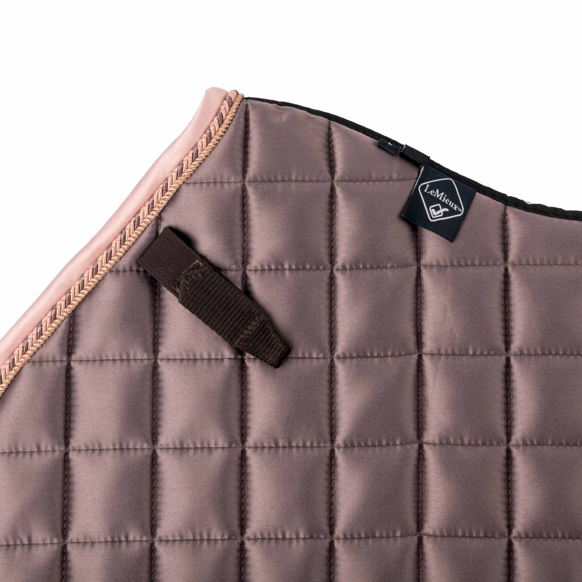 LeMieux Loire Classic Close Contact Square Pad in RosÃ© & Truffle Collection