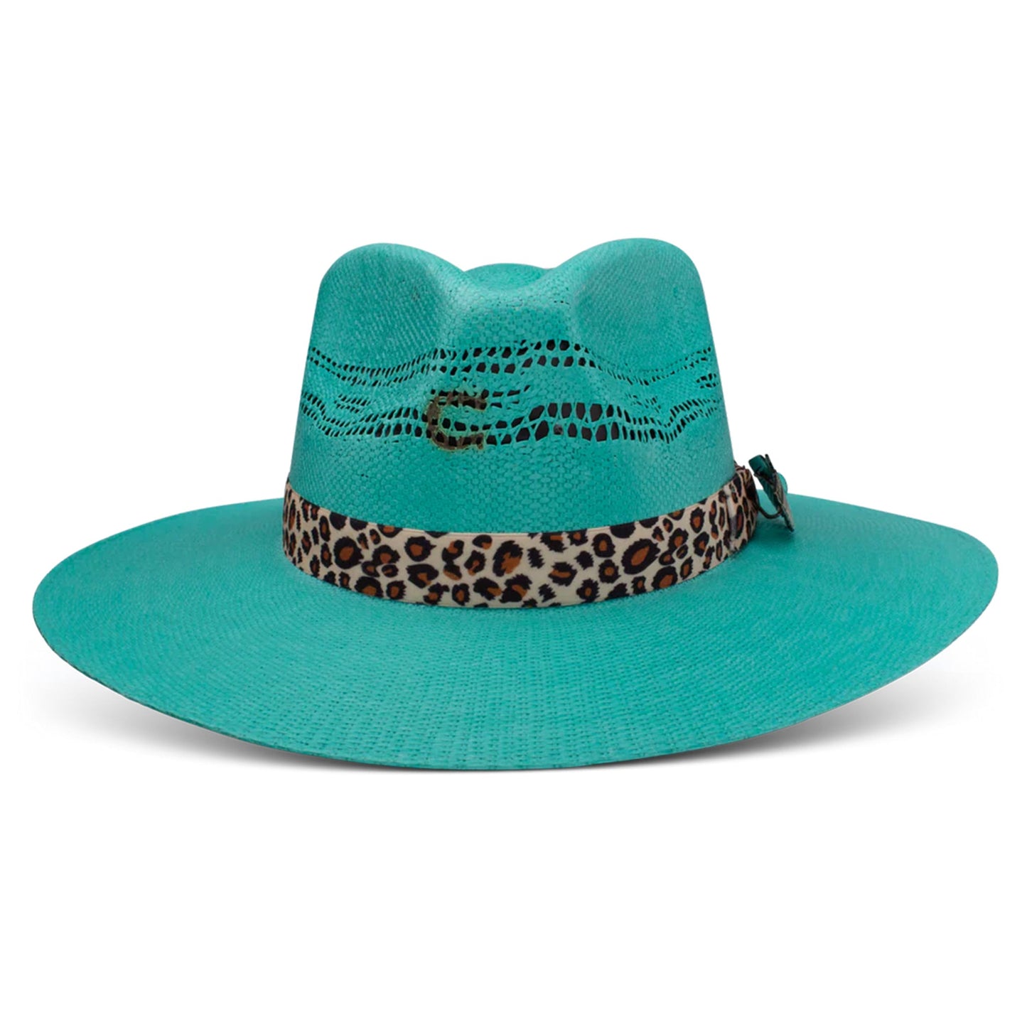 Charlie 1 Horse Straw Right Meow Turquoise