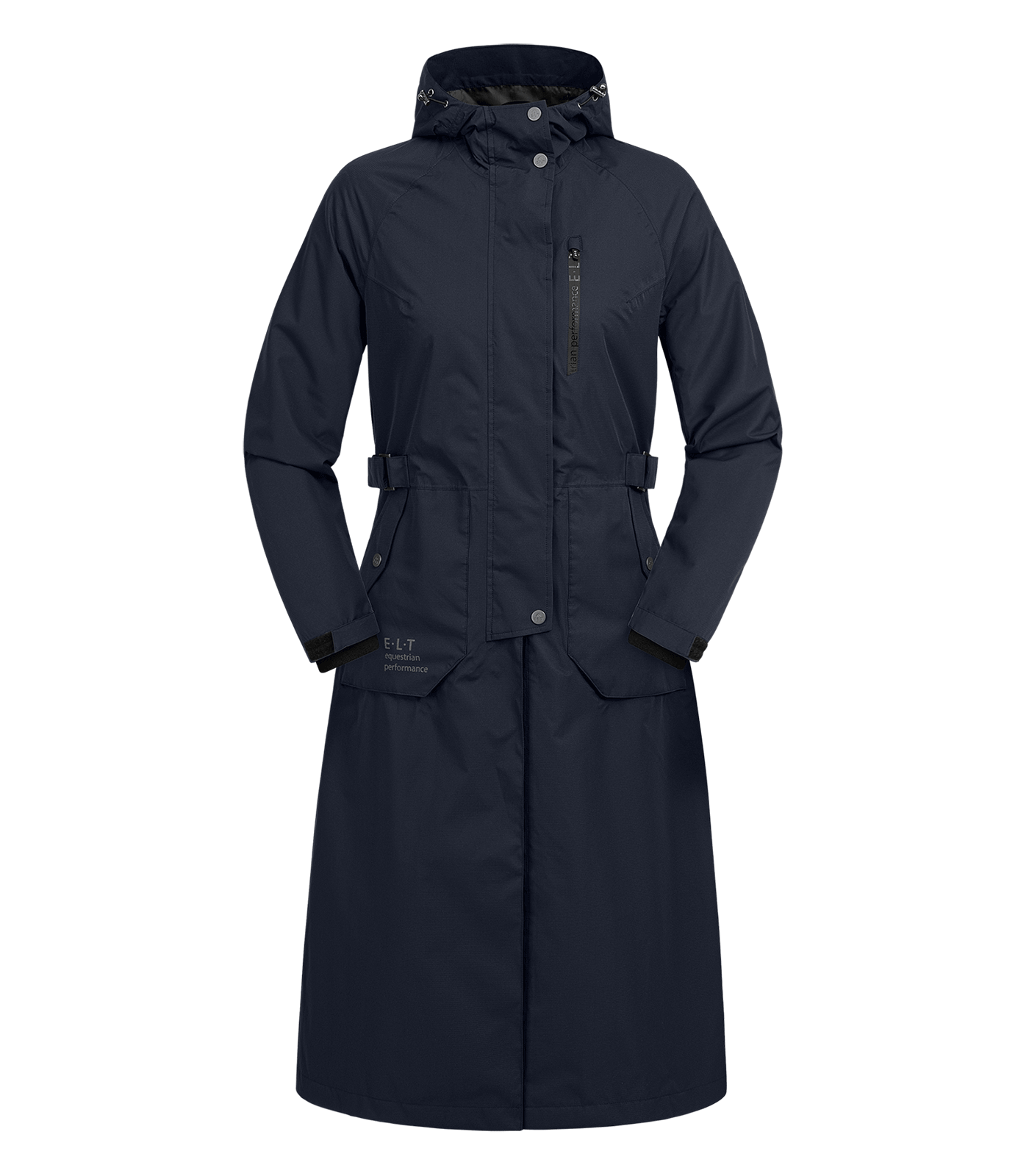 ELT Fehmarn Long Riding Raincoat Night Blue