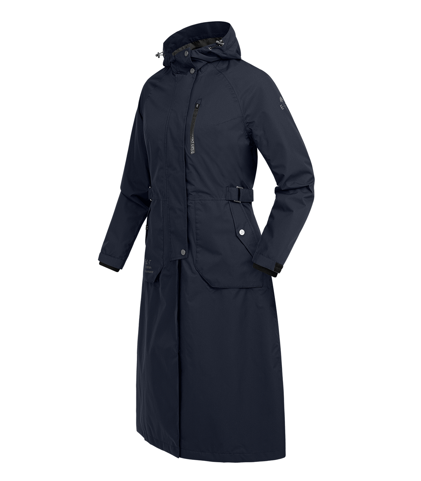 ELT Fehmarn Long Riding Raincoat Night Blue