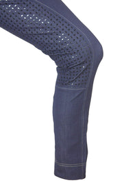 Women's Horse Riding Breeches with Silicone Seat and Classic Jeans Pockets