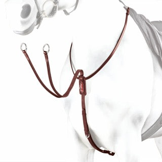 Equipe bridle on white background.