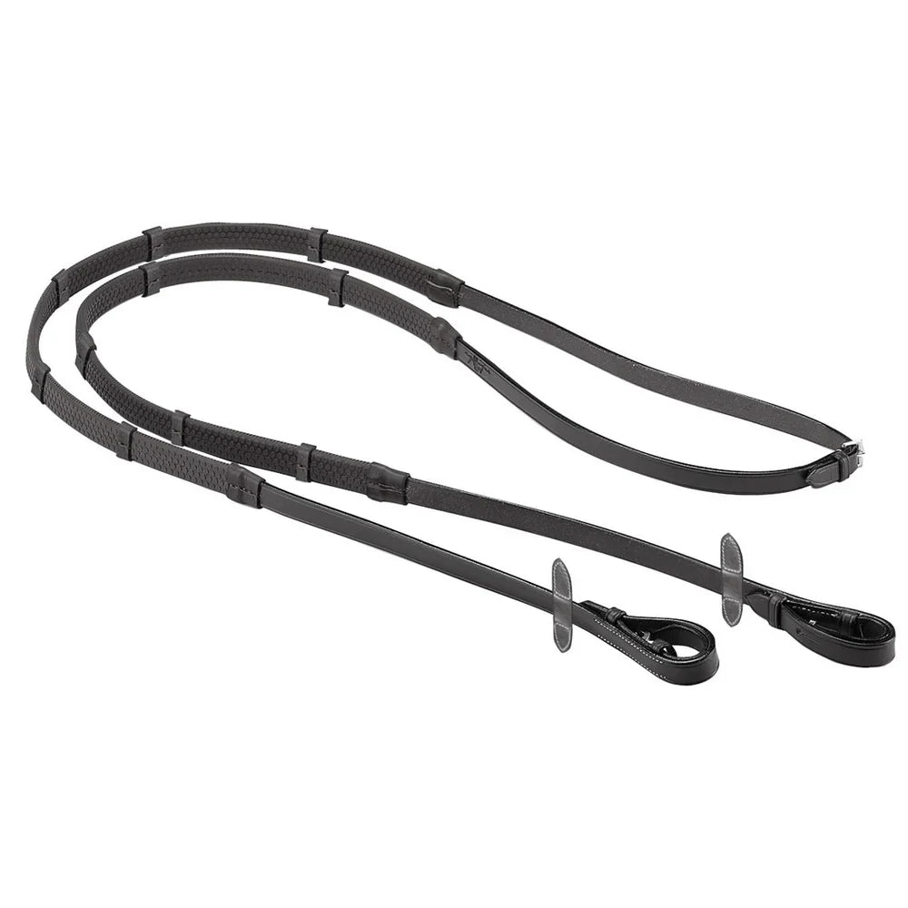 Emporio Rubber Grip Reins with Notches - Equipe