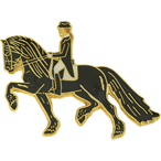 Freisian Dressage Lapel Pin