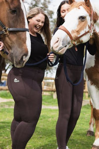 Horse Riding Tights In Java Brown, Available Sizes 6-28