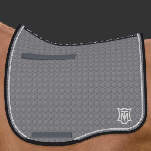 Mattes Eurofit Dressage Plain - Grey -  Mattes