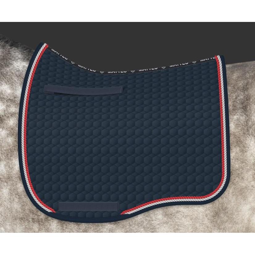 Mattes Eurofit Dressage Plain - Navy -  Mattes