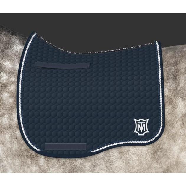 Mattes Eurofit Dressage Plain - Navy -  Mattes