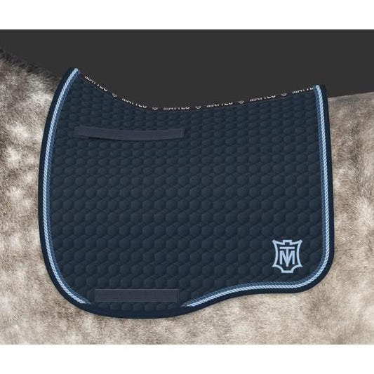 Mattes Eurofit Dressage Plain - Navy -  Mattes