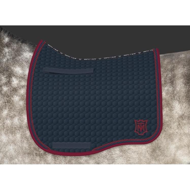 Mattes Eurofit Dressage Plain - Navy -  Mattes