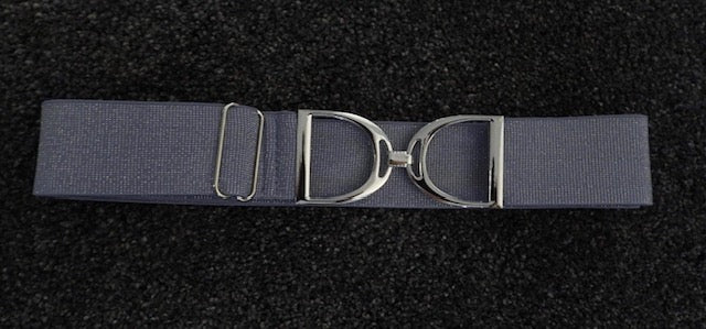 Pewter Sparkle Stirrup Belt - Silver Stirrup