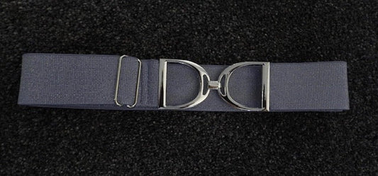 Pewter Sparkle Stirrup Belt - Silver Stirrup