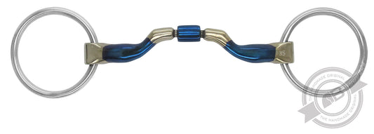 Bombers Loose Ring Bradoon Ported Barrel Horse Bit: A High-Quality Choice for Refined Equestrians' Elegance and Enhanced Control