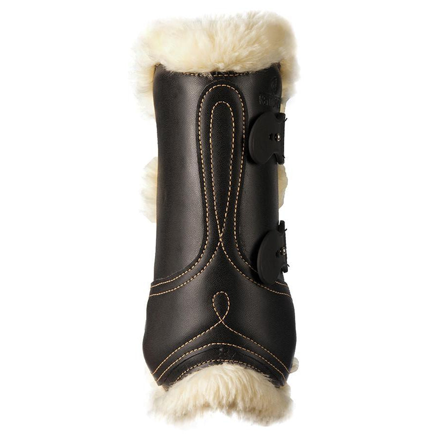 Sheepskin Leather Tendon Elastic Boots-Dapple EQ-The Equestrian