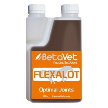 BetaVet Flexalot joint supplements for optimal joints, 500ml bottle.