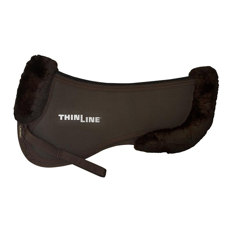 ThinLine Trifecta Cotton Half Pad With Sheepskin Trim -  ThinLine