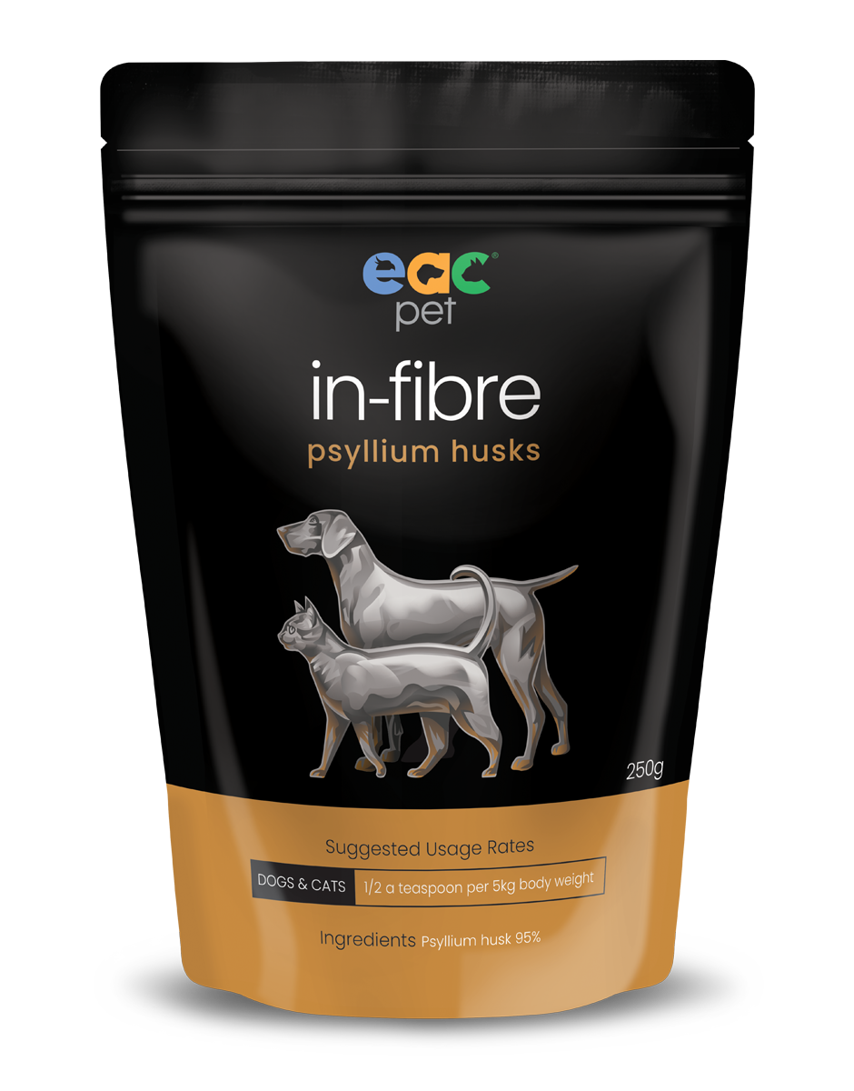 EAC Animal Care's in-fibre: Psyllium Husk for Horses, Dogs & Cats - an Essential Animal Health Care Product