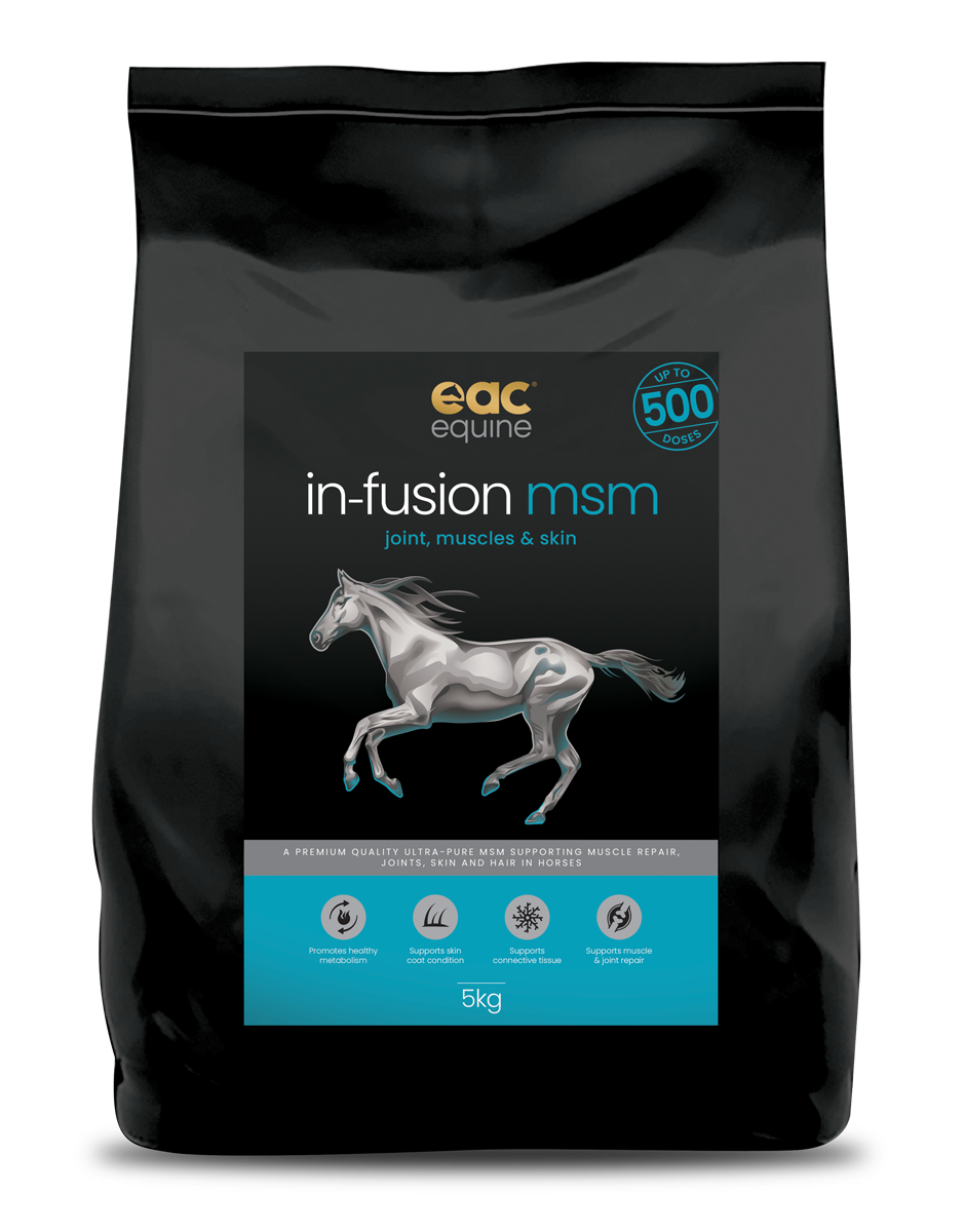 EAC Animal Care Hoof Care: In-Fusion MSM - Methylsulfonylmethane Joint Supplement for Horses, Dogs, & Cats