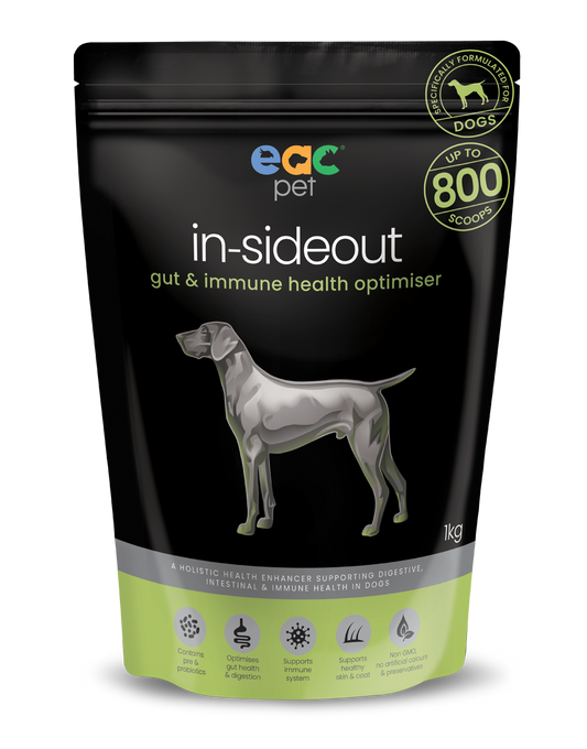 in-sideout Dog Formula - Pre & Probiotic Natural Nutraceutical Supplement For Dogs