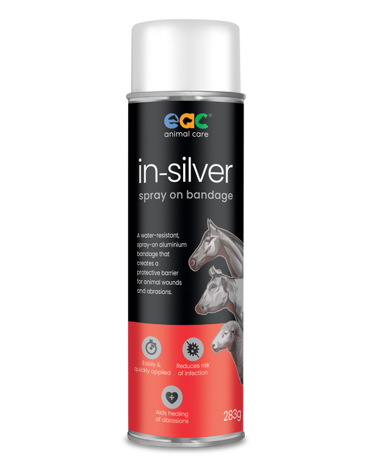 EAC Animal Care's Spray On Bandage for Horses, Cattle, Dogs and Other Pets: Silver-infused Animal Health Care Product