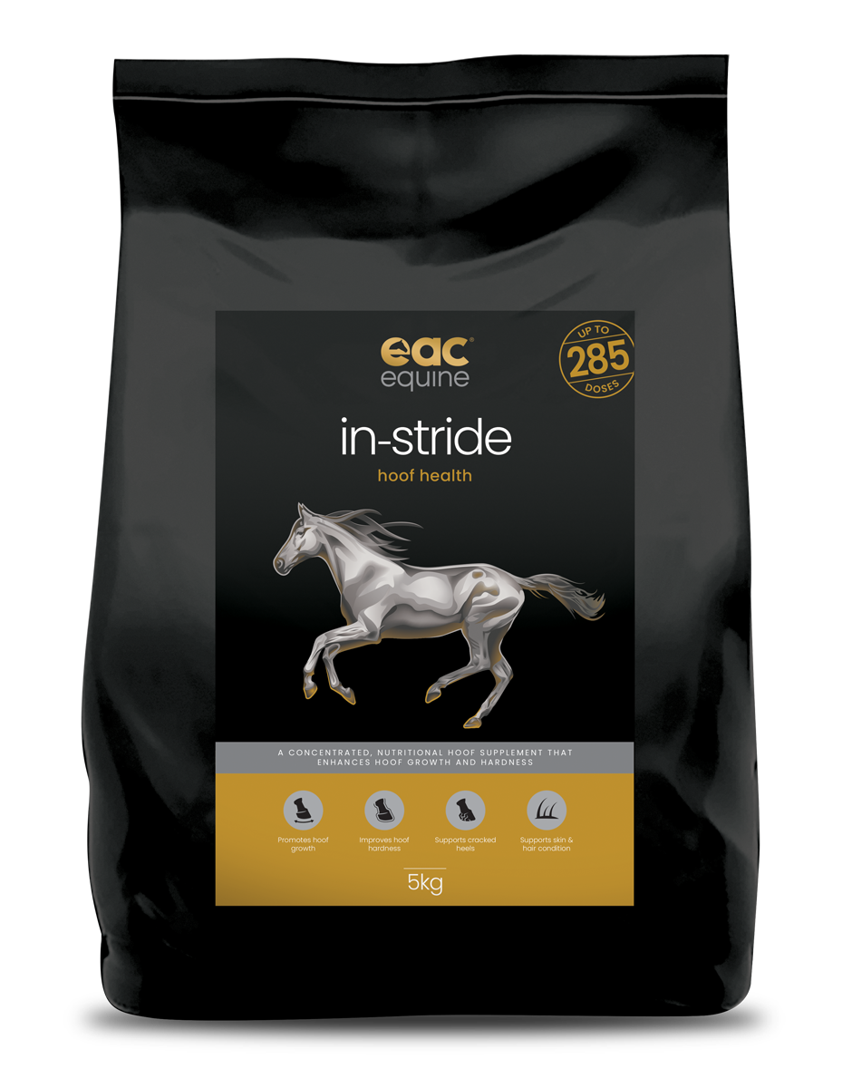 EAC Animal Care presents the In-Stride Hoof Care Supplement for Horses.