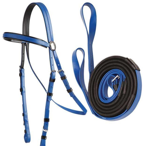 Race Head With Reins - Loop-Trailrace Equestrian Outfitters-The Equestrian