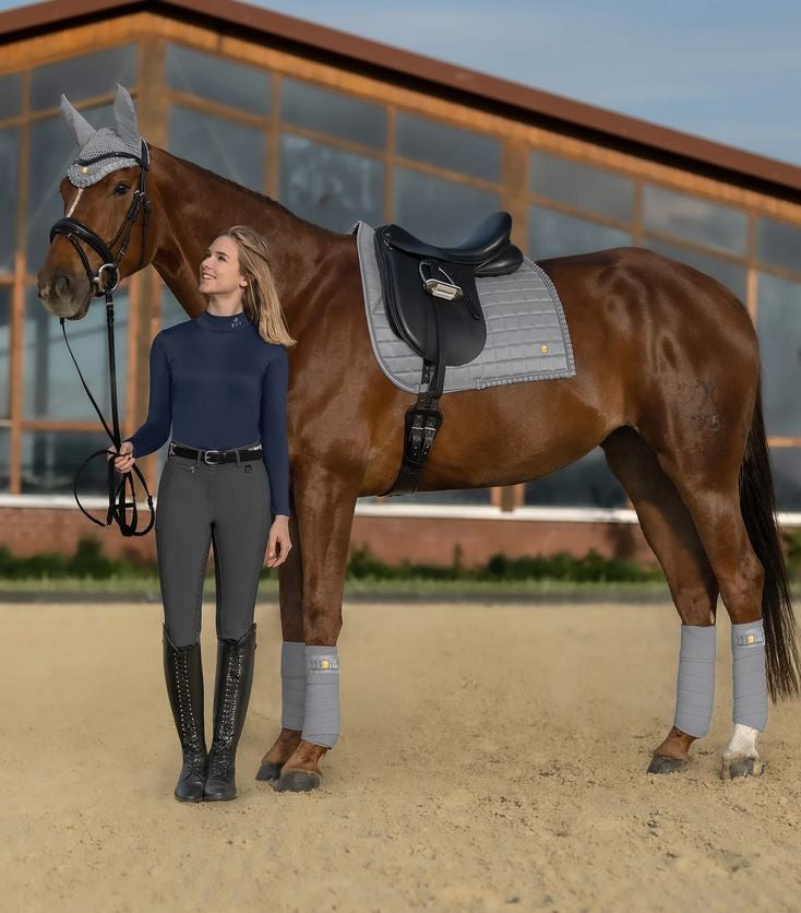 Saddlecloth All Purpose Waldhausen Florence Stone Grey-Ascot Saddlery-The Equestrian